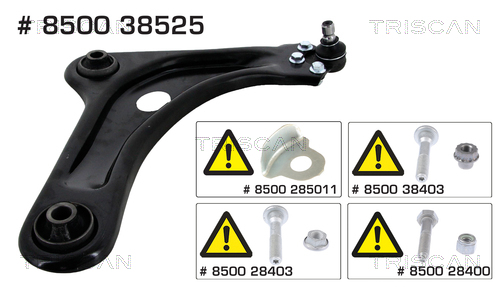 Brat suspensie roata TRISCAN 8500 38525