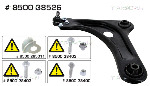 Brat suspensie roata TRISCAN 8500 38526
