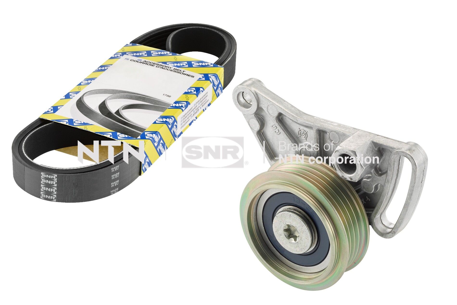 Set curea transmisie cu caneluri SNR KA857.40
