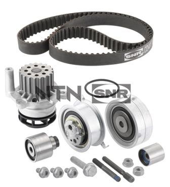 Set pompa apa + curea dintata VW POLO V (6R1, 6C1) 1.2 TDI  diesel 75 cai SNR KDP457.720