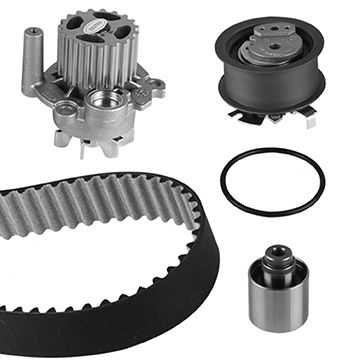 Set pompa apa + curea dintata SKODA OCTAVIA II Combi (1Z5) 1.9 TDI  diesel 105 cai METELLI 30-0879-1