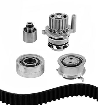 Set pompa apa + curea dintata VW POLO V (6R1, 6C1) 1.2 TDI  diesel 75 cai METELLI 30-1089-1