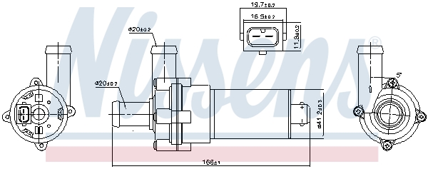 Pompa de apa NISSENS 831051