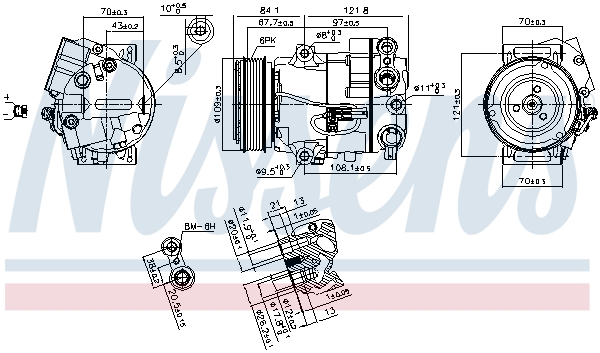 Compresor climatizare NISSENS 890259