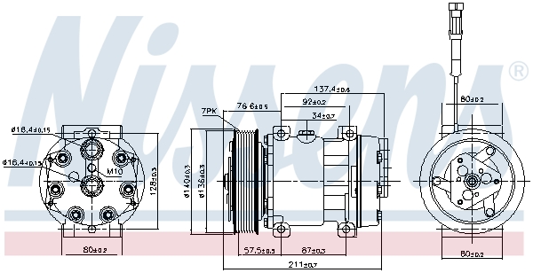 Compresor climatizare NISSENS 89137