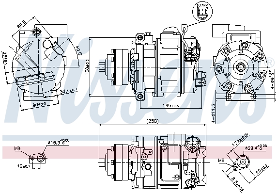 Compresor climatizare NISSENS 89418