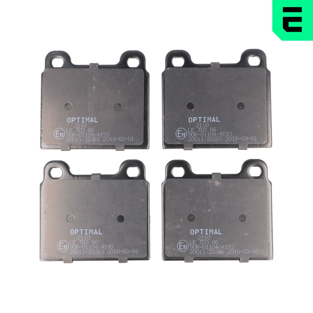 Placute frana OPTIMAL BP-02110