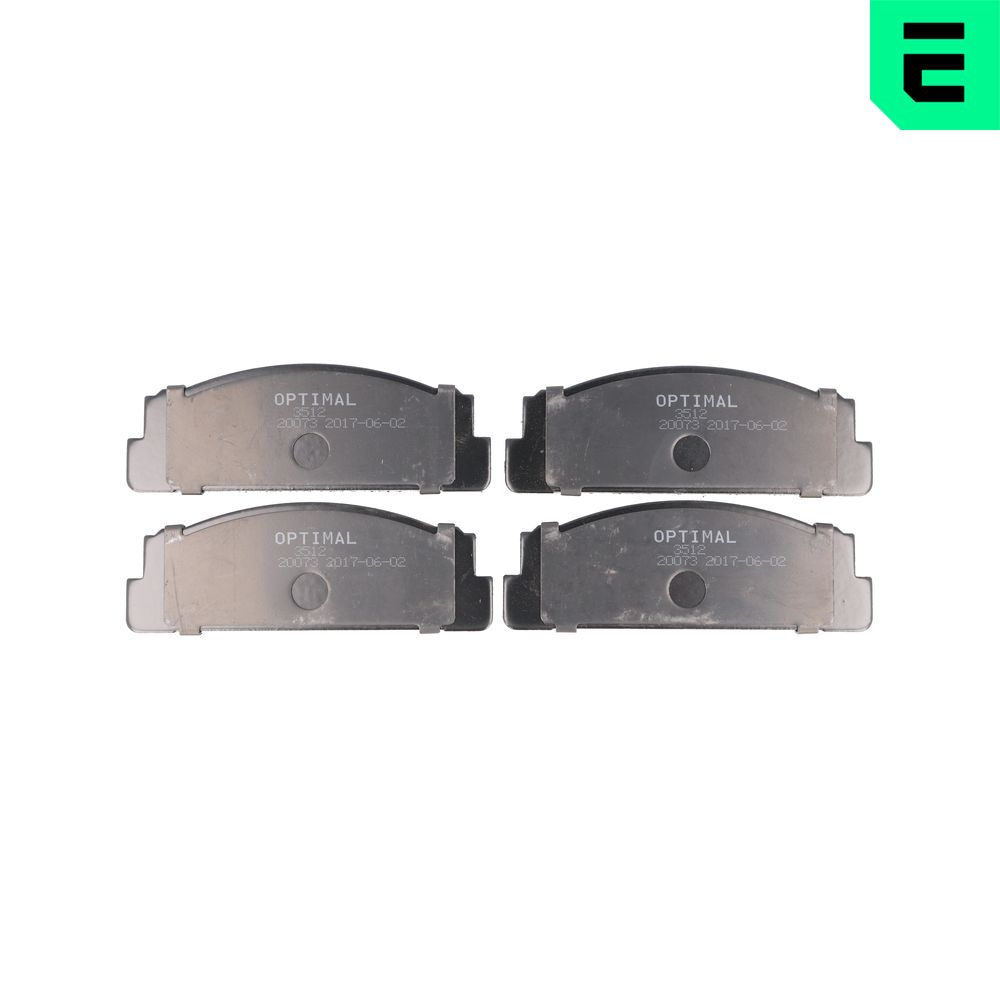 Placute frana OPTIMAL BP-03512