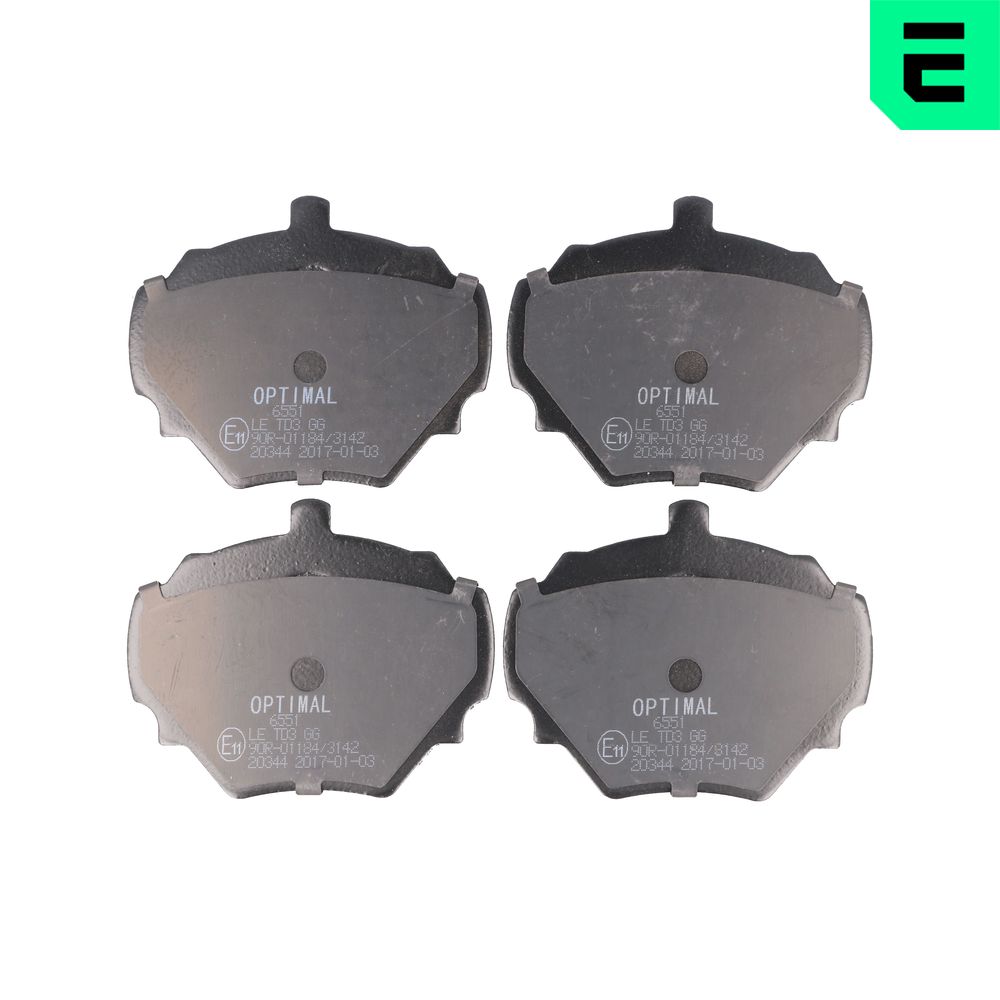 Placute frana OPTIMAL BP-06551