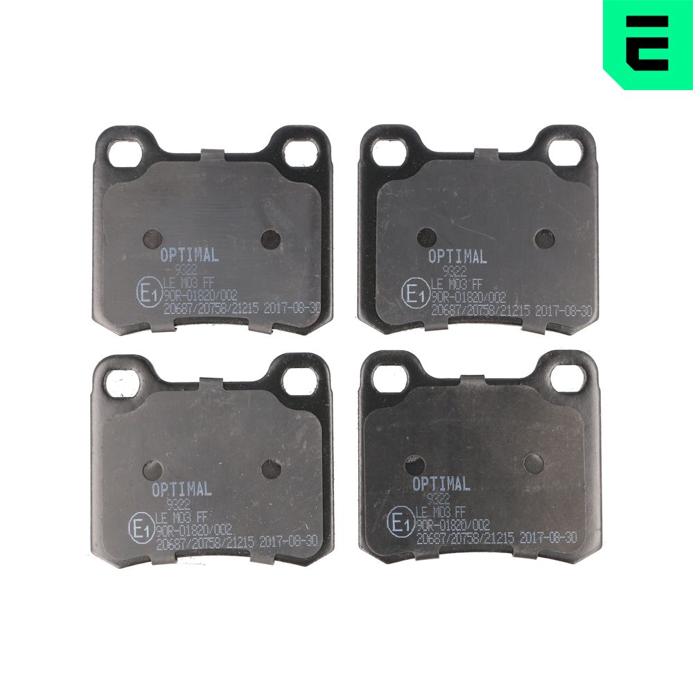 Placute frana OPTIMAL BP-09322