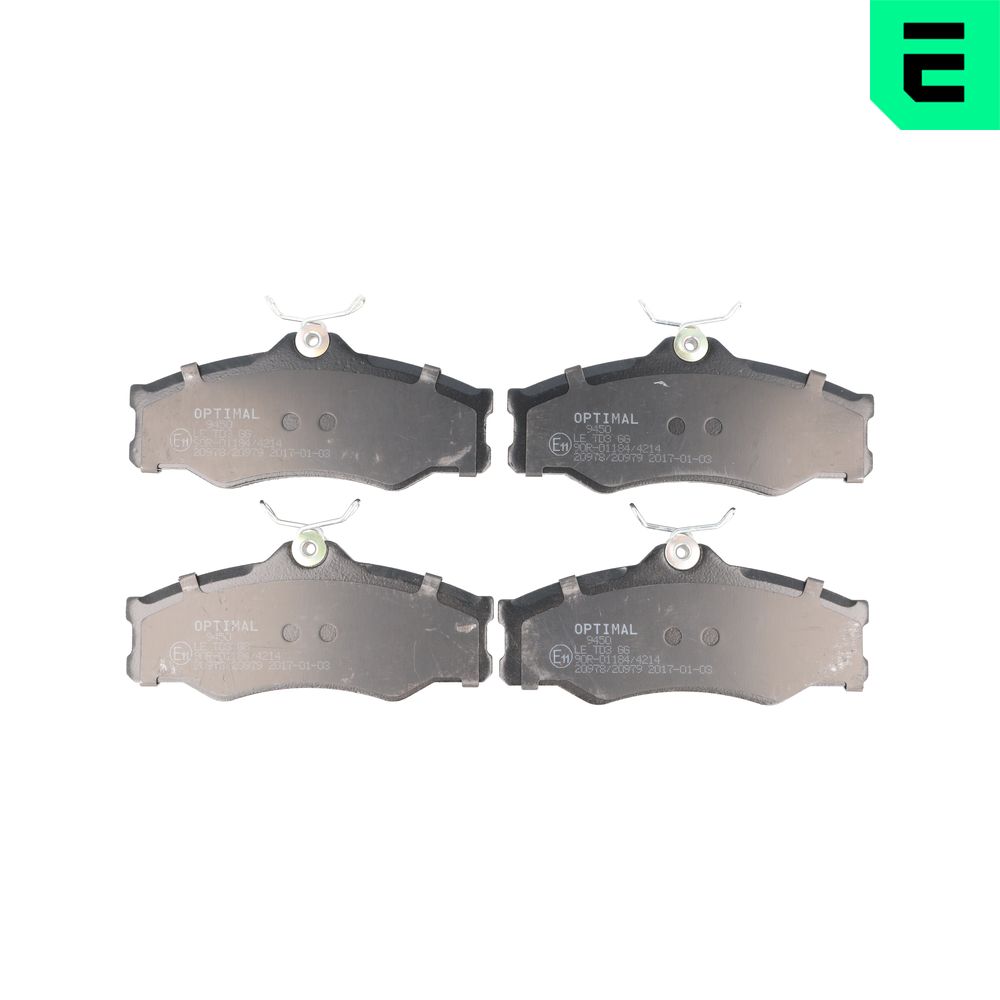 Placute frana OPTIMAL BP-09450