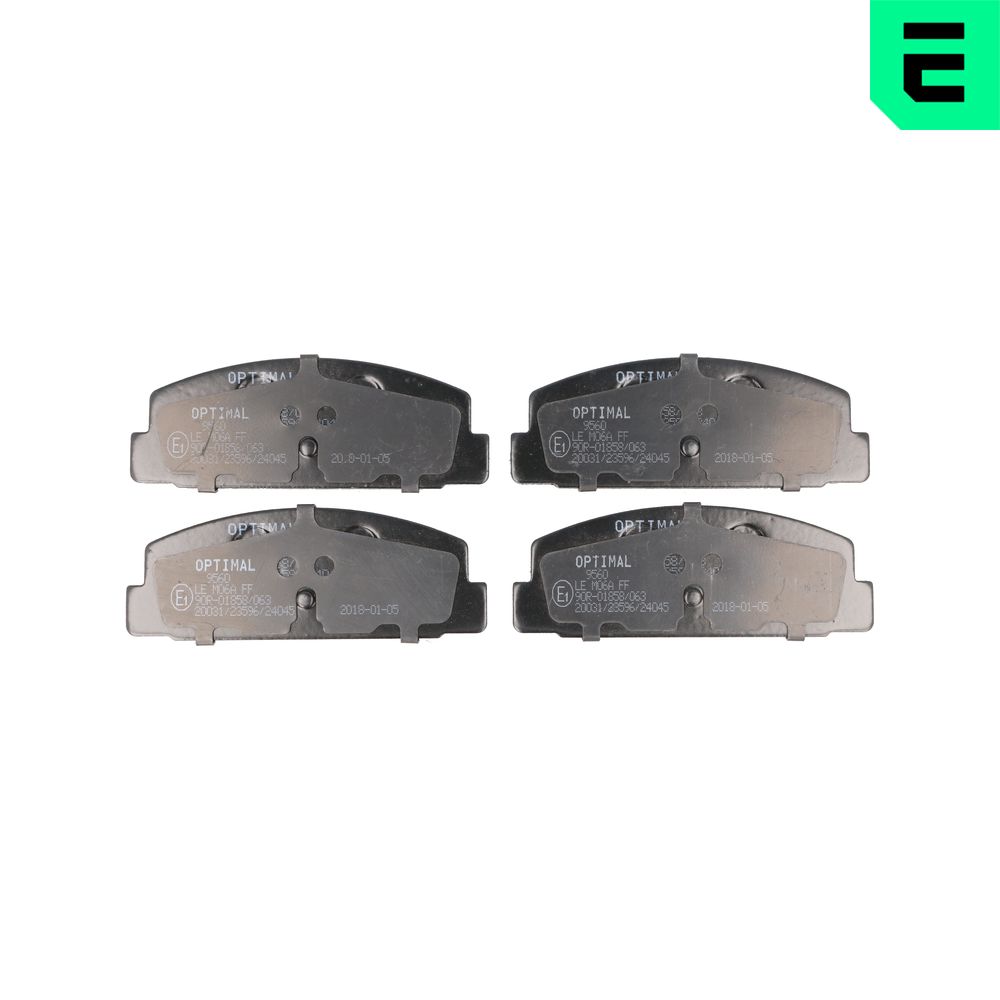 Placute frana OPTIMAL BP-09560
