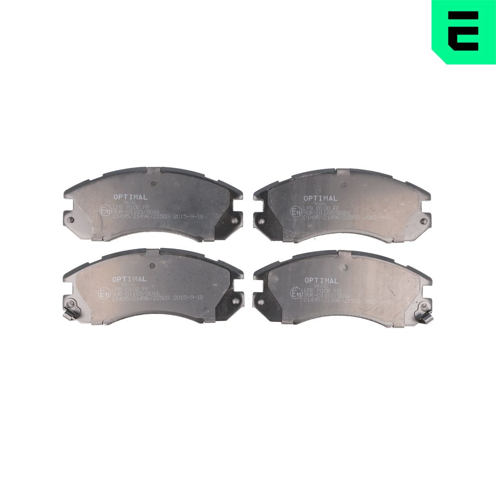 Placute frana OPTIMAL BP-09686