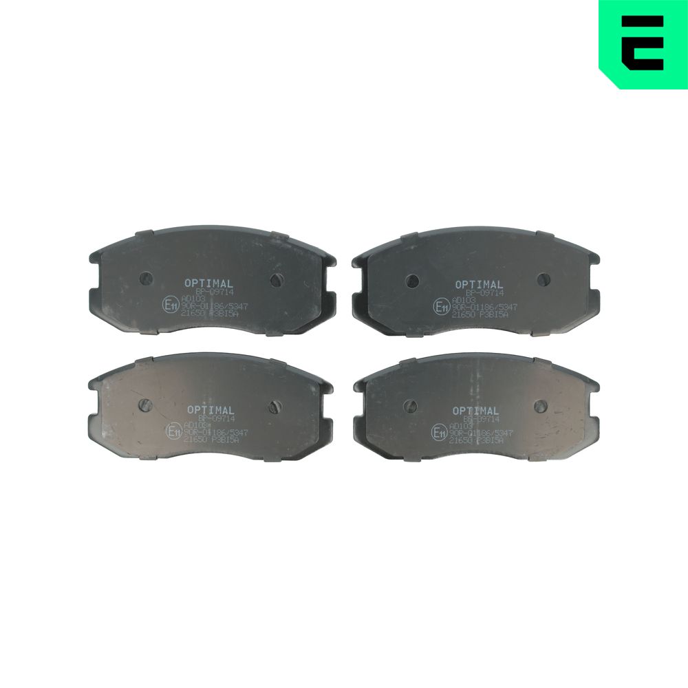 Placute frana OPTIMAL BP-09714