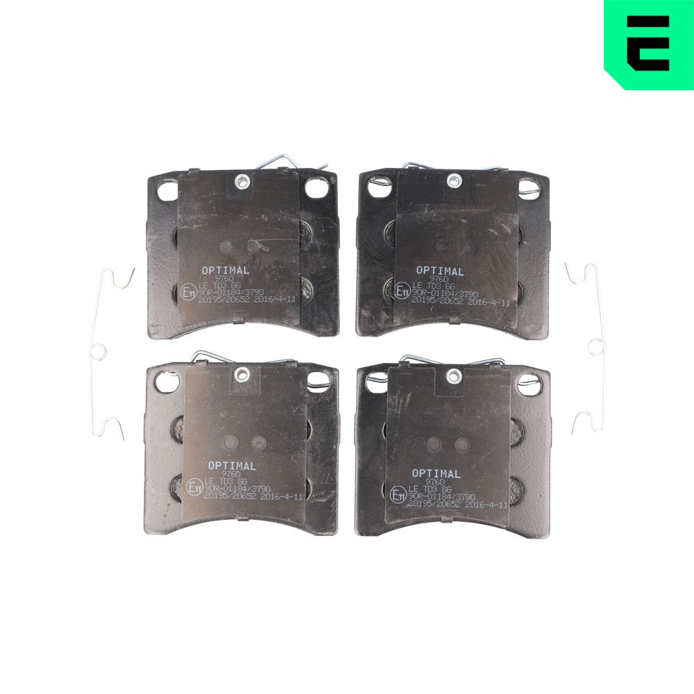 Placute frana OPTIMAL BP-09760
