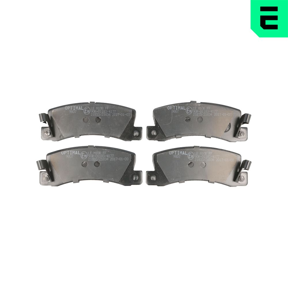 Placute frana OPTIMAL BP-09807