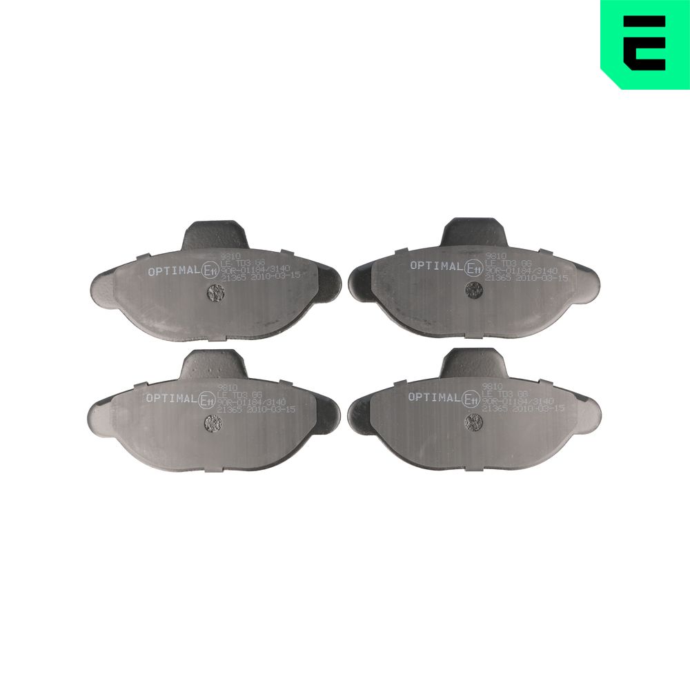Placute frana OPTIMAL BP-09810