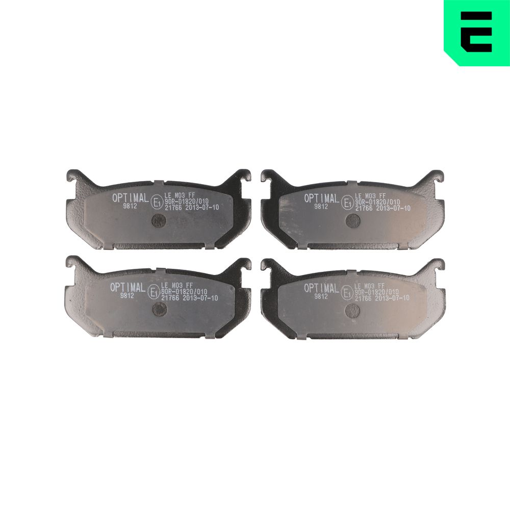 Placute frana OPTIMAL BP-09812
