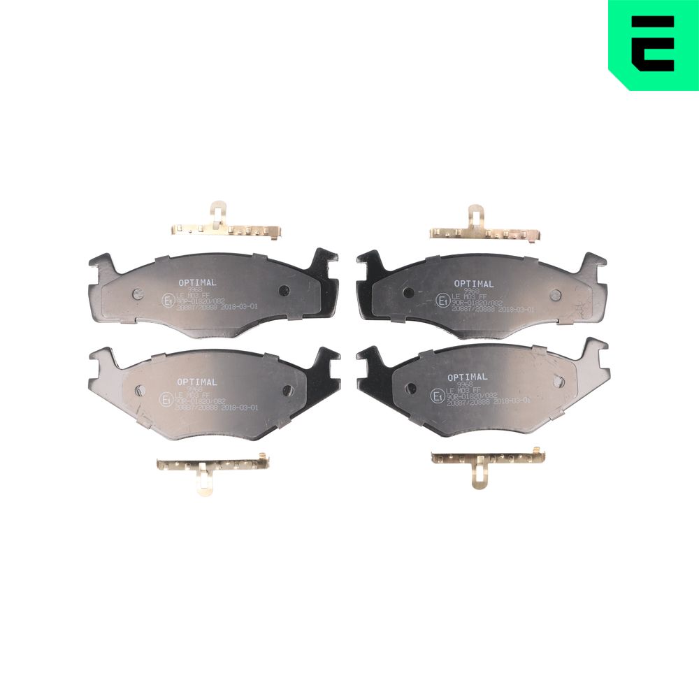 Placute frana OPTIMAL BP-09968