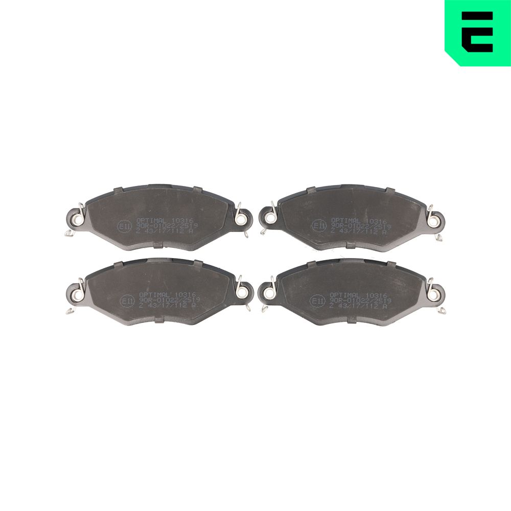 Placute frana OPTIMAL BP-10316