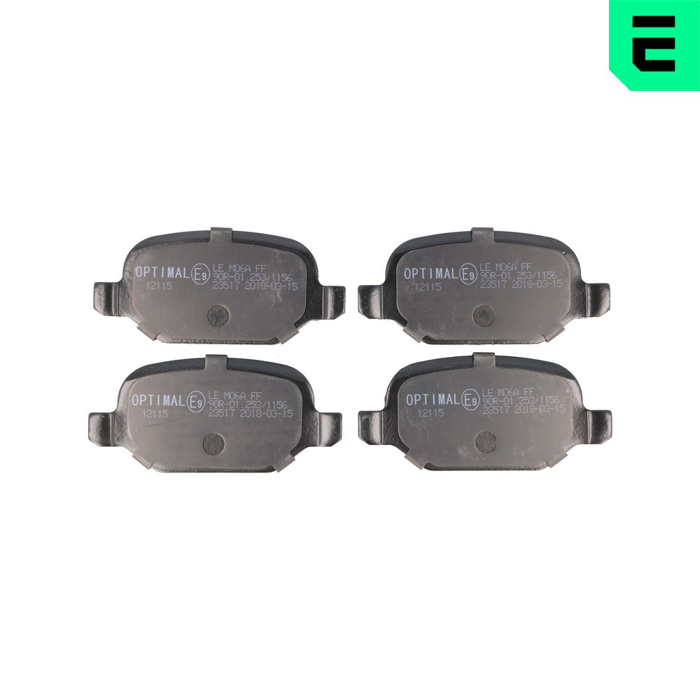Placute frana OPTIMAL BP-12115