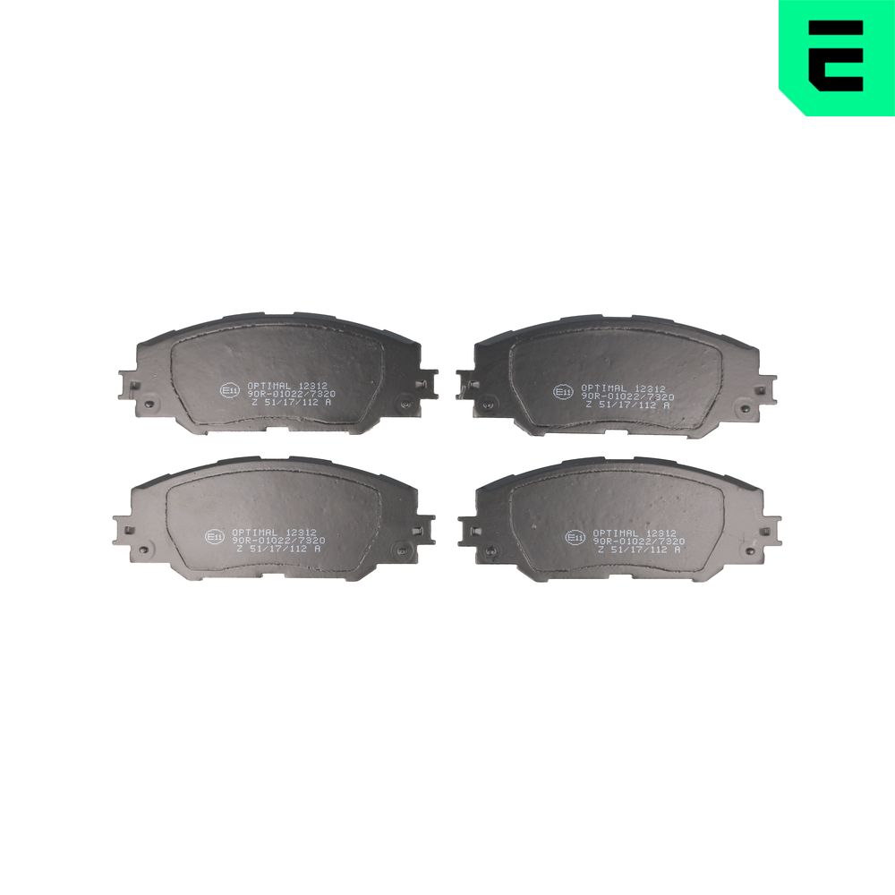 Placute frana OPTIMAL BP-12312