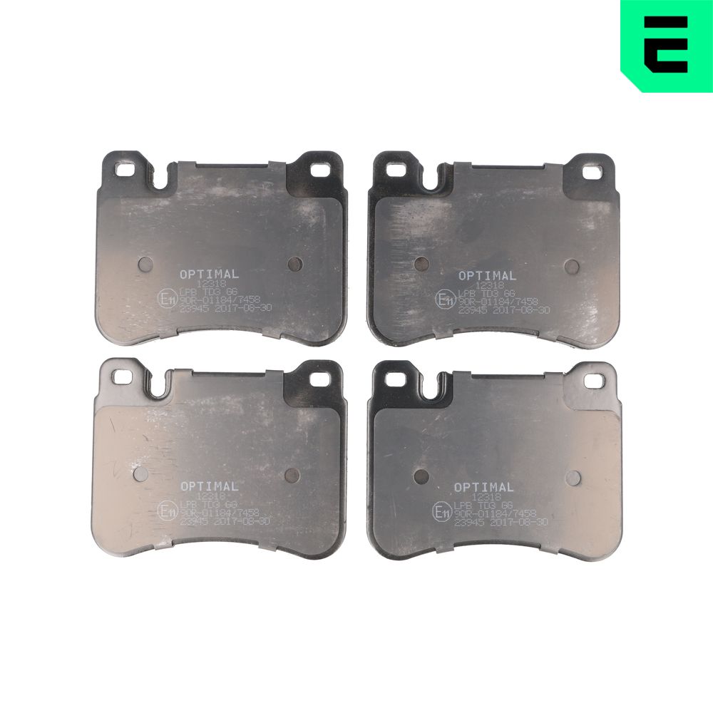 Placute frana OPTIMAL BP-12318