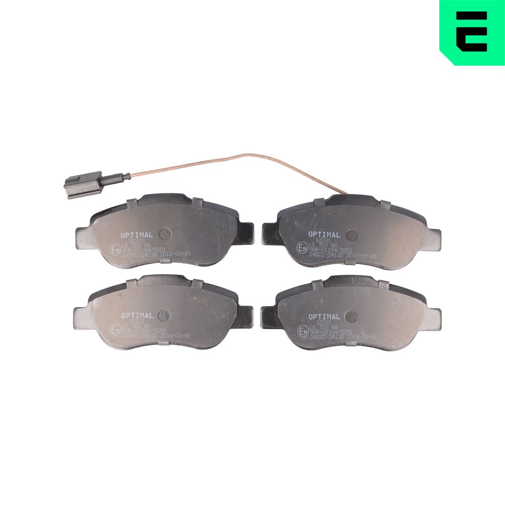 Placute frana OPTIMAL BP-12331
