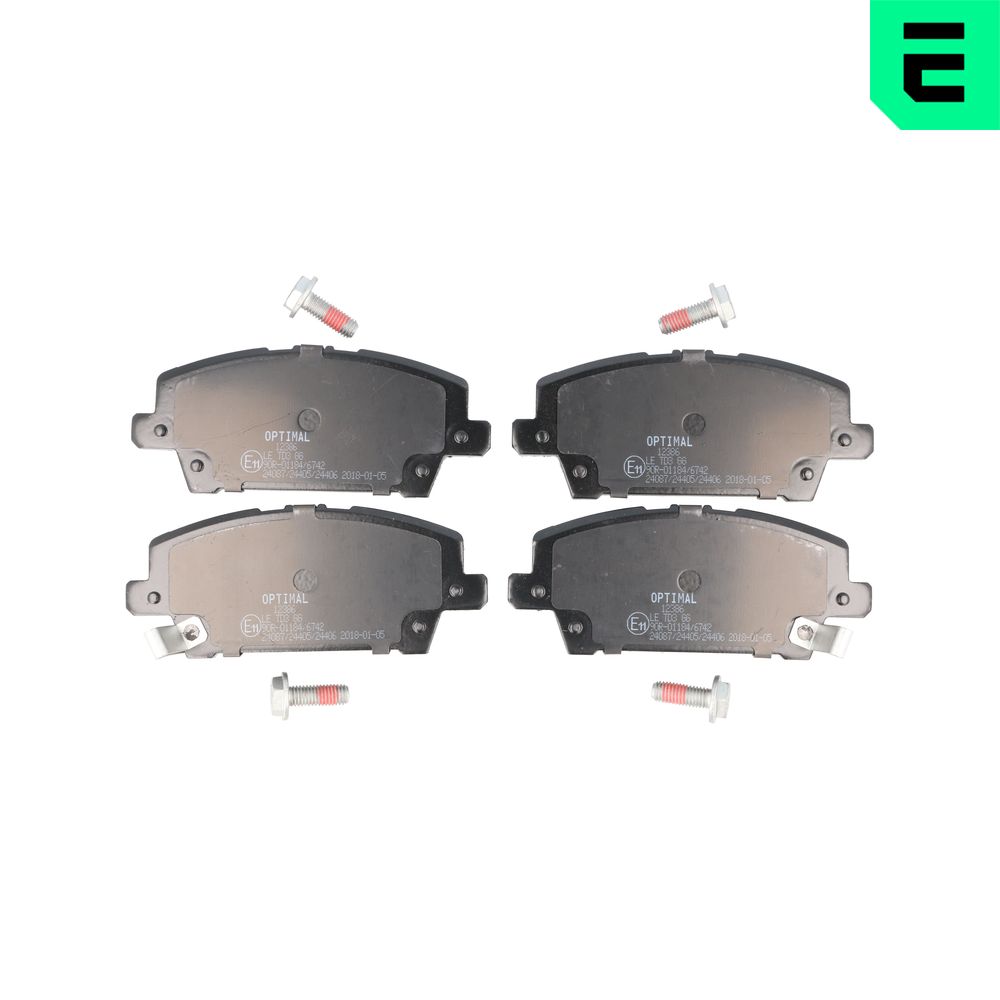 Placute frana OPTIMAL BP-12386