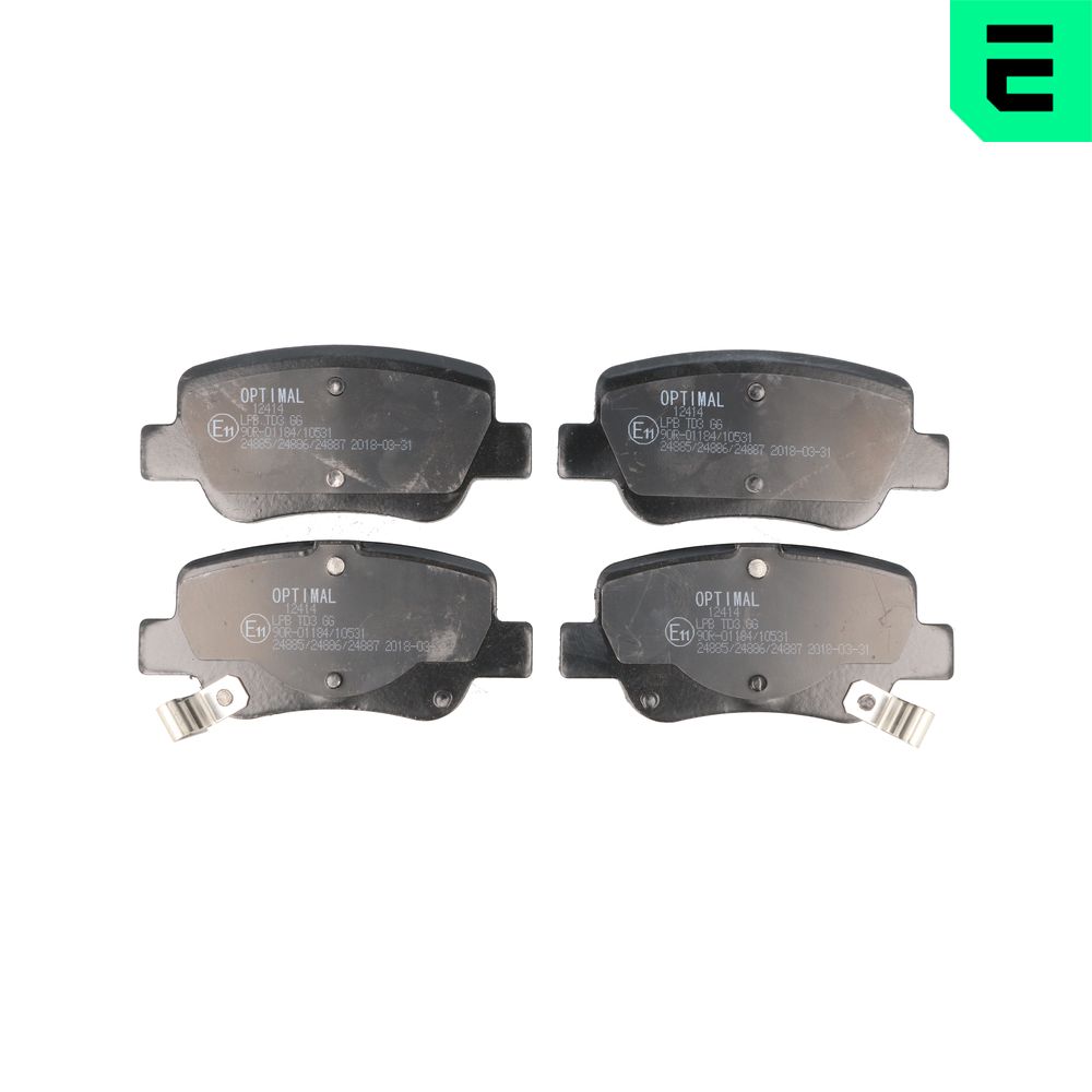 Placute frana OPTIMAL BP-12414