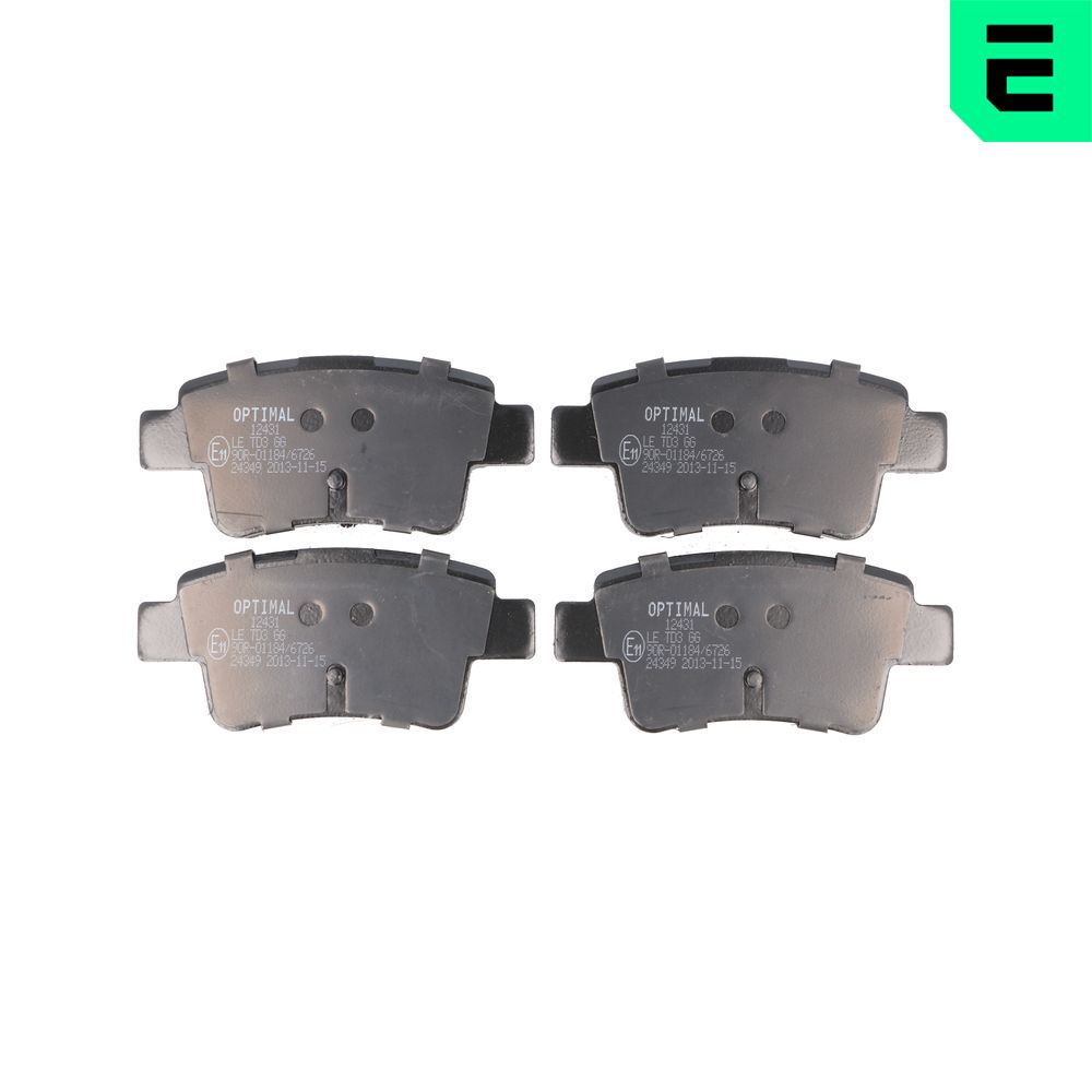 Placute frana OPTIMAL BP-12431