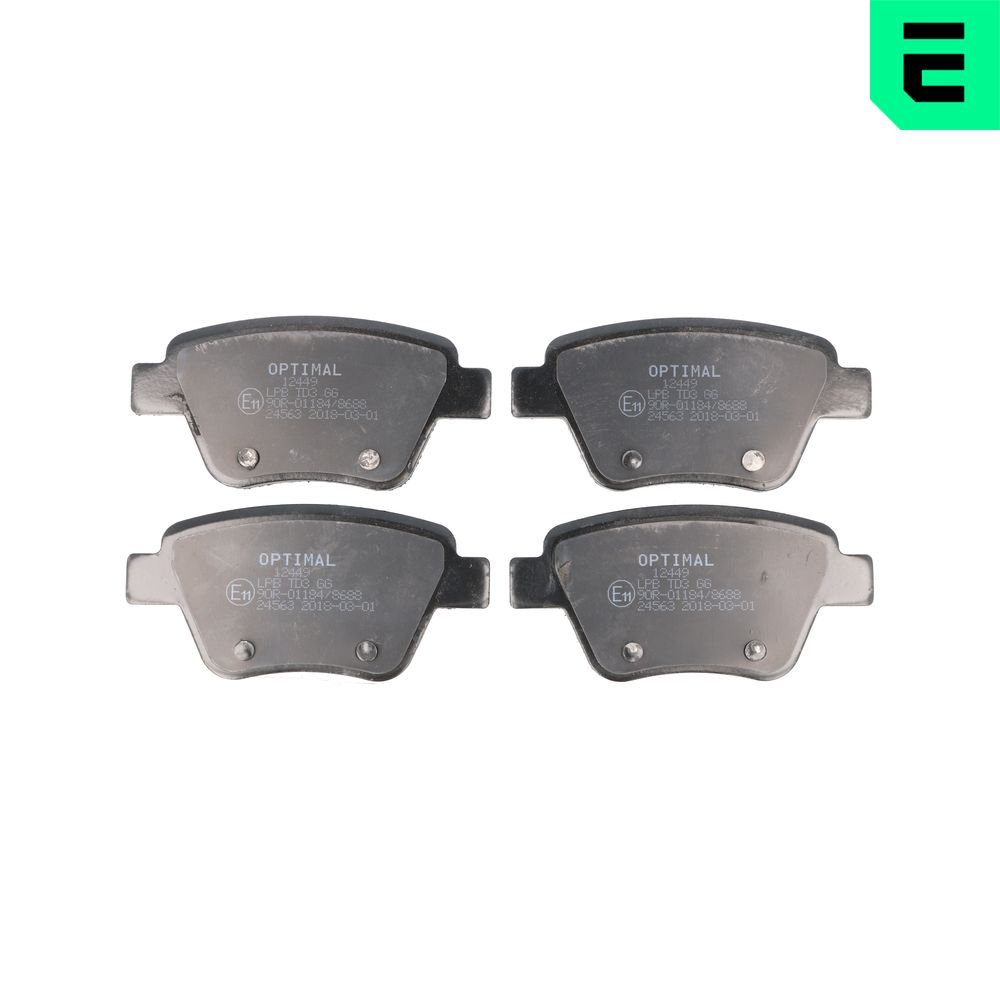 Placute frana OPTIMAL BP-12449