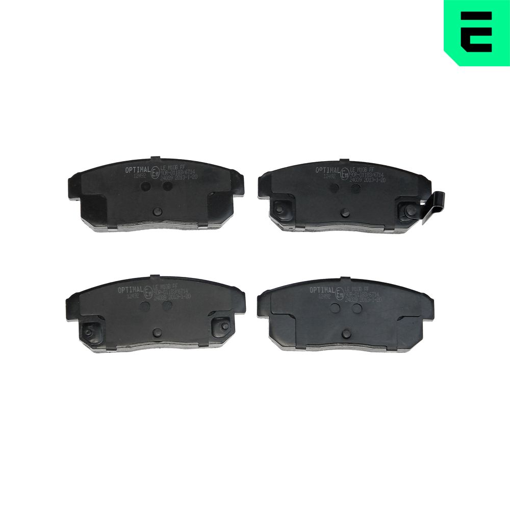 Placute frana OPTIMAL BP-12492