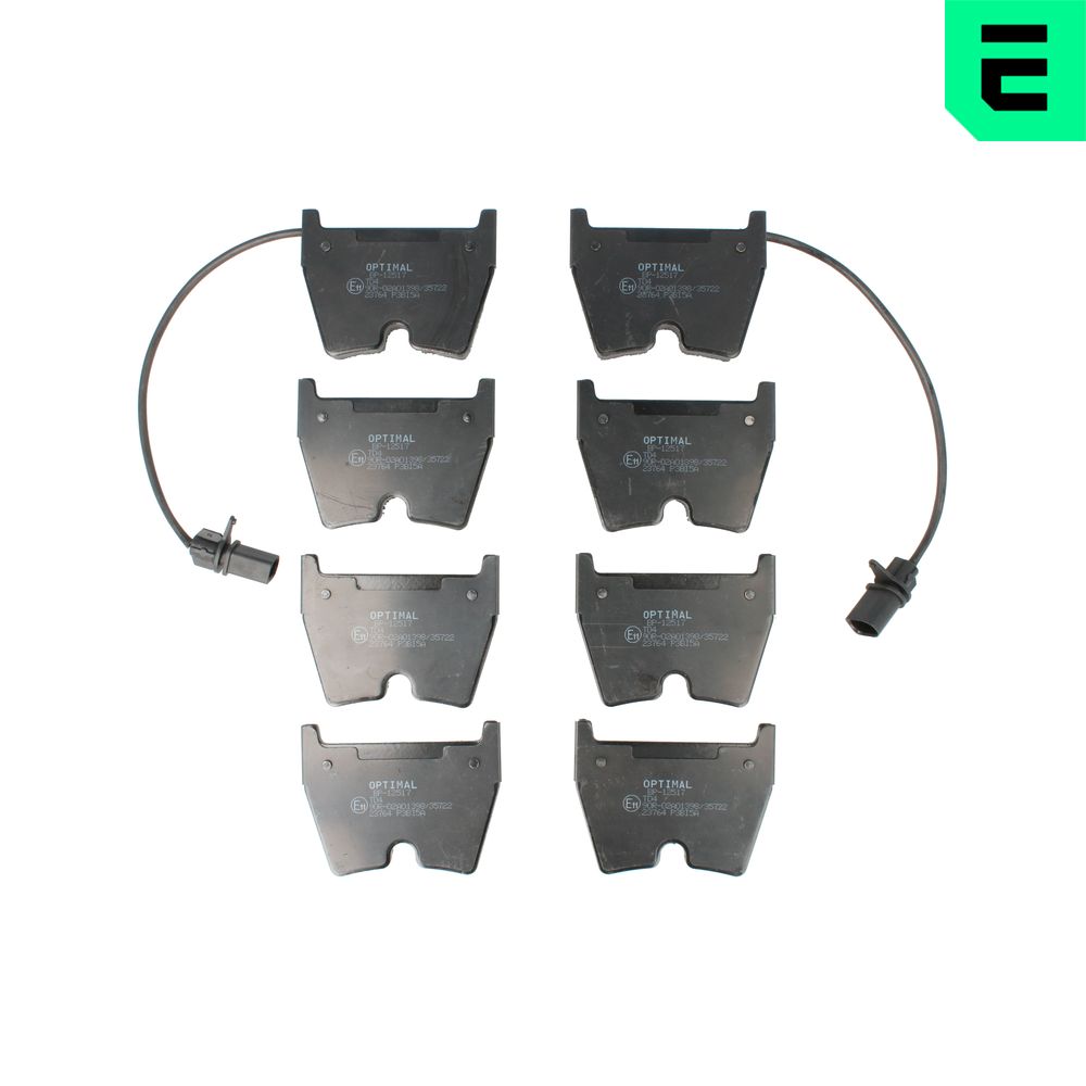 Placute frana VW PHAETON (3D1, 3D2, 3D3, 3D4, 3D6, 3D7, 3D8, 3D9) 3.0 V6 TDI 4motion  diesel 240 cai OPTIMAL BP-12517