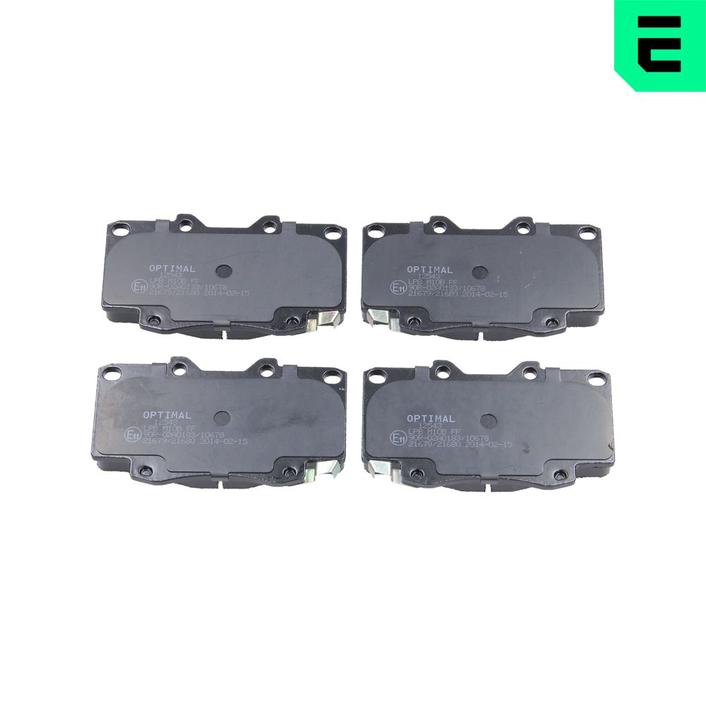 Placute frana OPTIMAL BP-12543