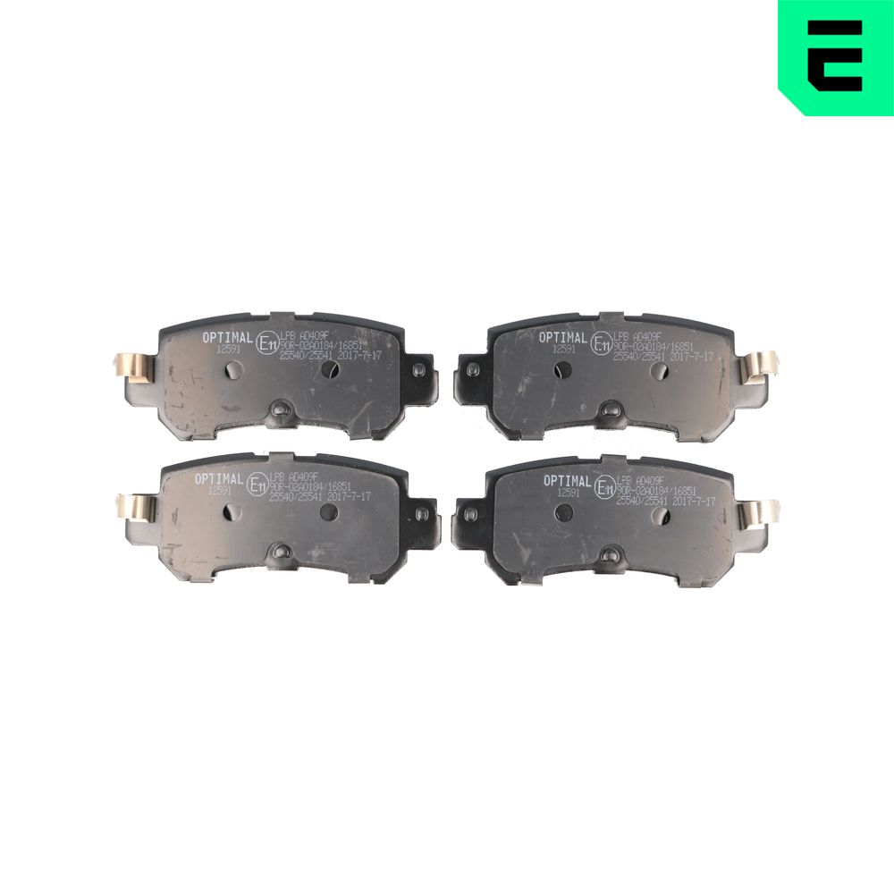 Placute frana OPTIMAL BP-12591