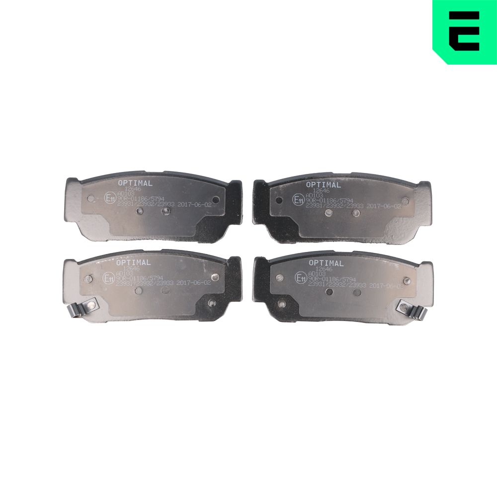 Placute frana OPTIMAL BP-12646