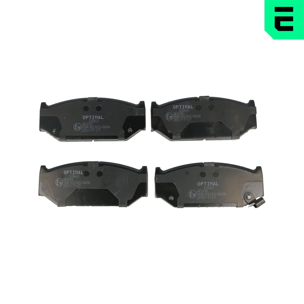 Placute frana OPTIMAL BP-12663