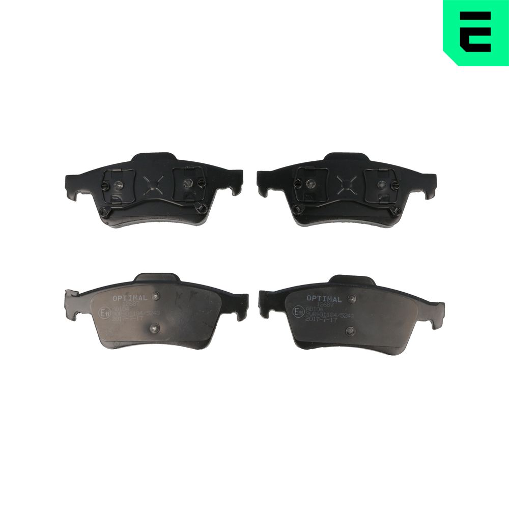 Placute frana OPTIMAL BP-12687