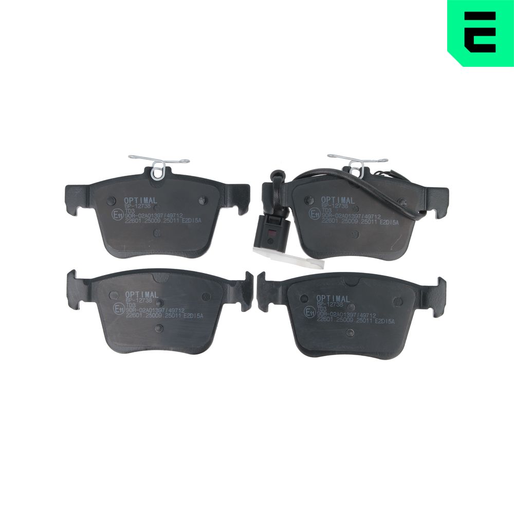 Placute frana OPTIMAL BP-12738