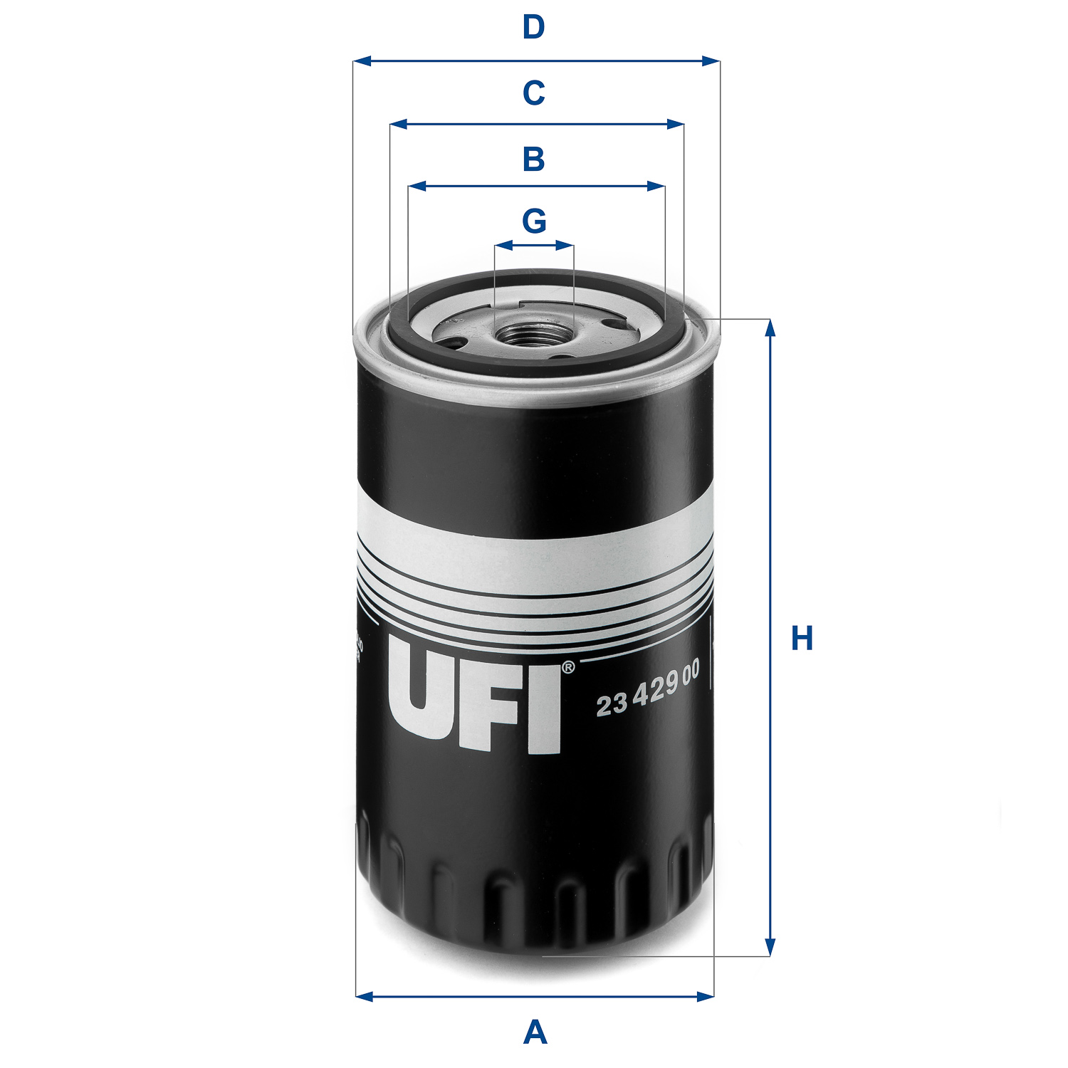 Filtru ulei VW GOLF III (1H1) 1.9 TDI  diesel 90 cai UFI 23.429.00