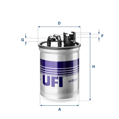 Filtru combustibil UFI 24.003.00