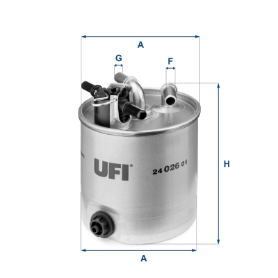 Filtru combustibil UFI 24.026.01