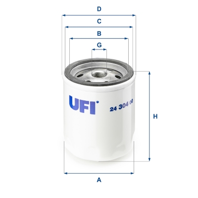 Filtru combustibil UFI 24.304.00