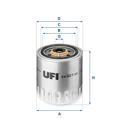 Filtru combustibil UFI 24.321.00