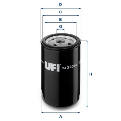 Filtru combustibil UFI 24.323.00