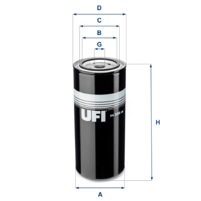 Filtru combustibil UFI 24.336.00