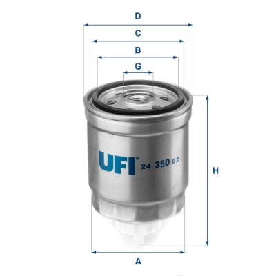 Filtru combustibil UFI 24.350.02