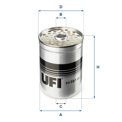 Filtru combustibil UFI 24.361.00
