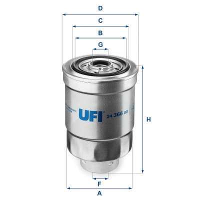 Filtru combustibil UFI 24.366.00